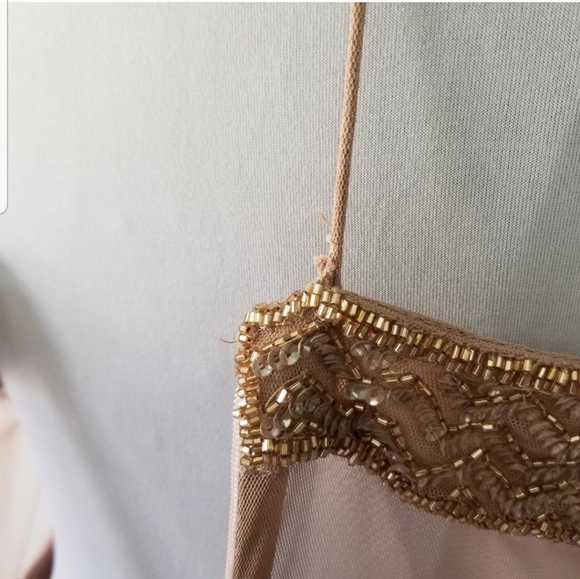 SOLD 💫Adrianna Pap Rose Gold Halter Gown 6 (NWT) - Picture 7 of 8